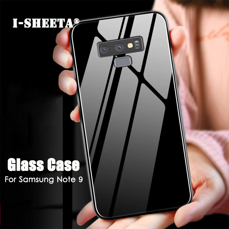 9H Tempered Glass Hard Case For Samsung Galaxy Note 9 8 S9 S8 Plus S7 Edge A6 A8 A9 Star Lite J4 J6 J8 2018 Soft Bumper |