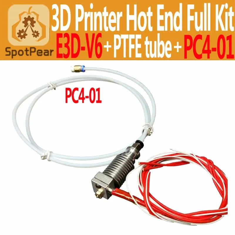 3d принтер печатающая головка E3D-V6 Горячий Конец комплект Боуден/RepRap экструдер