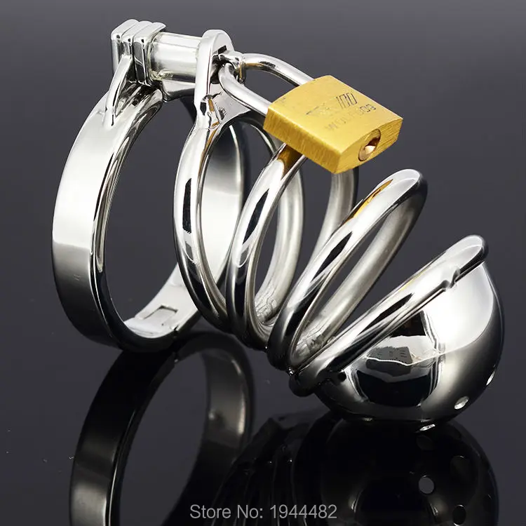 Высококачественная Мужская клетка верности из нержавеющей стали металлический