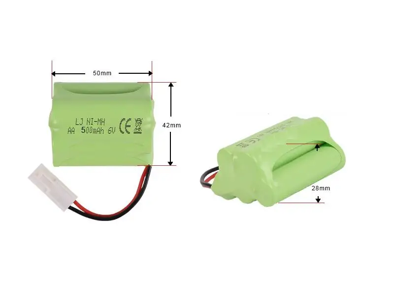 R/C Truck car tank boat 6V 500mAh ni mh аккумуляторная батарея AA 2 шт./лот|9.6v 800mah|battery 9.6v 800mah9.6v 800mah