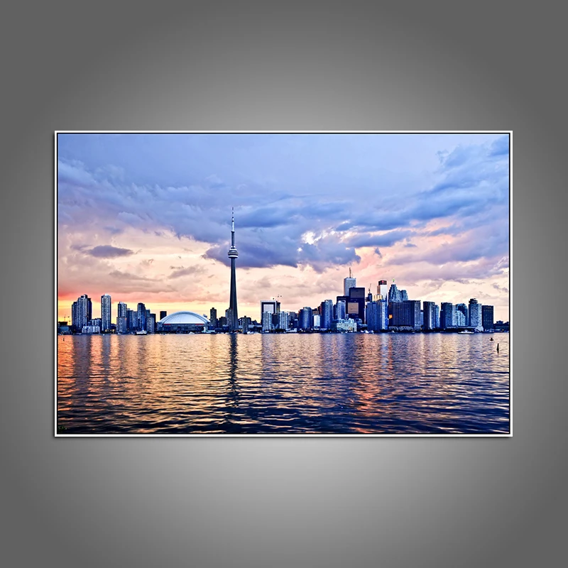 Современный пейзаж природный Картина на холсте цветной постер с распылением