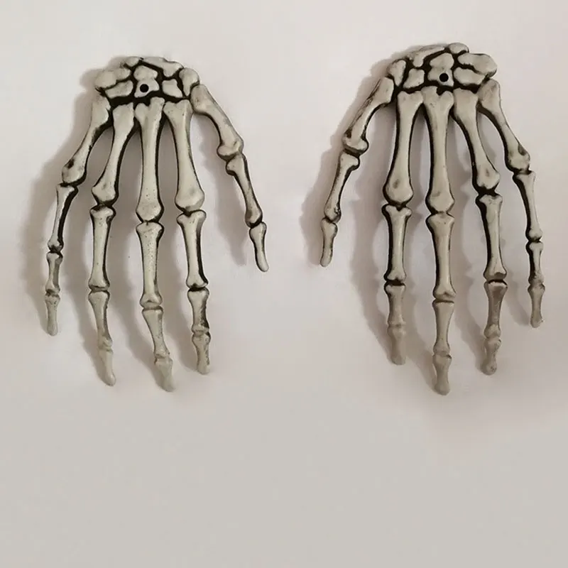 DIY Хэллоуин вечерние украшения кости руки пластиковое Украшение: скелет реквизит