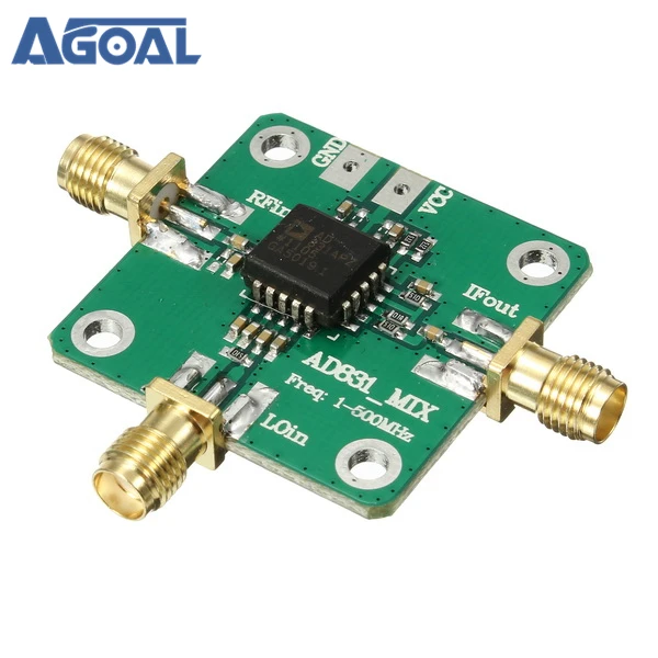

0.1-500MHz AD831 high frequency RF mixer drive Amplifier Module Board HF VHF/UHF