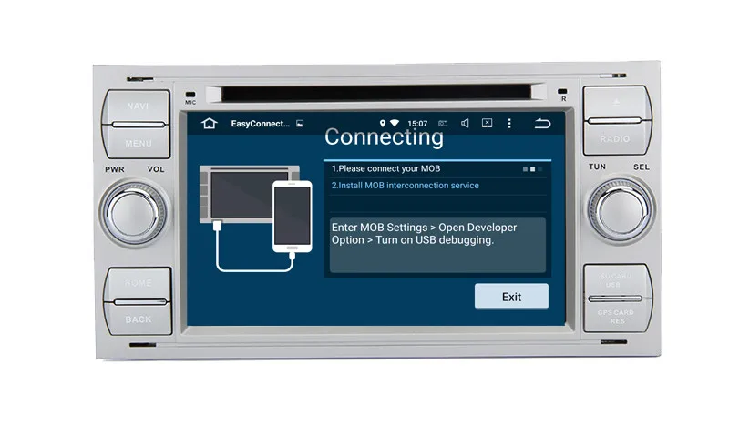 7-дюймовый 2din Android 7 1 Автомобильный DVD плеер для Ford Focus Kuga транзит Wi-Fi 4G GPS Bluetooth Canbus
