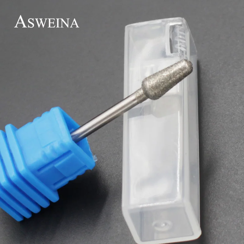 ASWEINA 1 шт. Алмазные Заусенцы для ногтей сверла из нержавеющей стали Ручка резак для удаление маникюра Профессиональный Гель-лак для ногтей инструмент