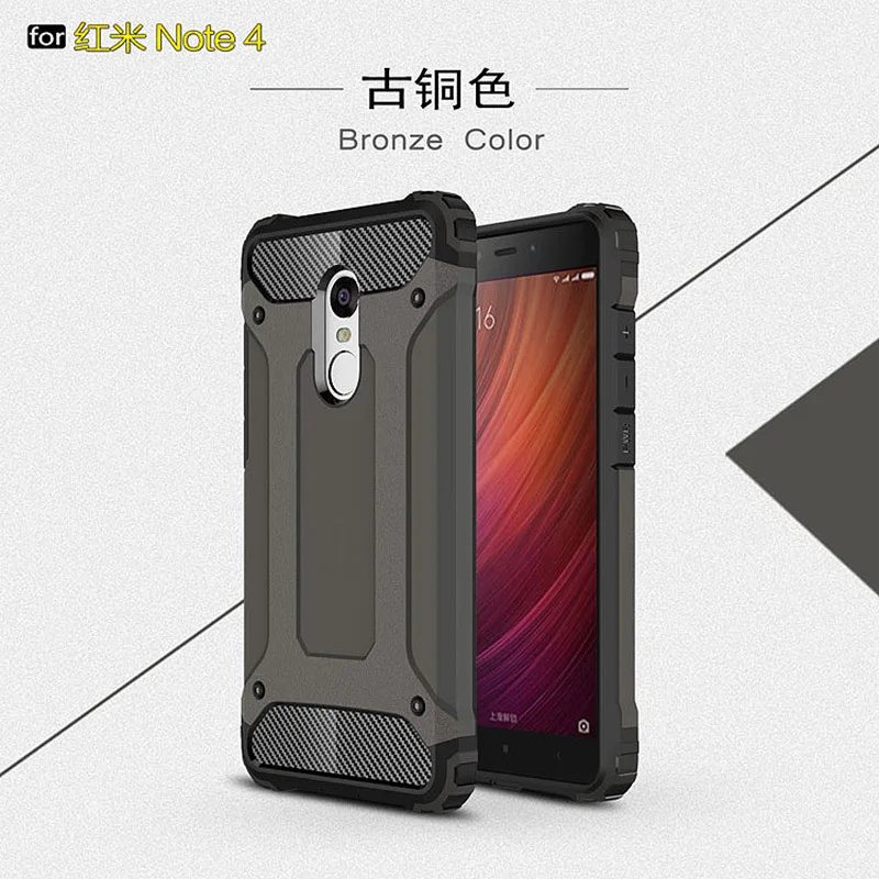 Coque 5,5 для Xiaomi Redmi Note 4 чехол для Xiaomi Redmi Note 4X4 Note4X Note4 Pro Global телефона чехол-лента на заднюю панель - Цвет: Bronze