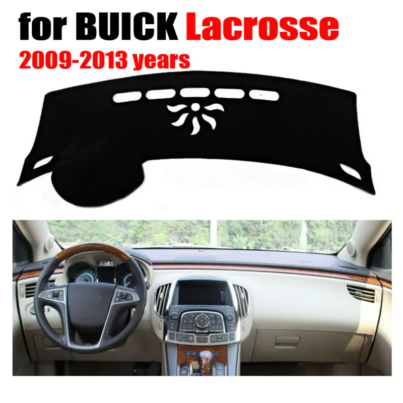 

Чехлы для приборной панели автомобиля, коврик для Buick Lacrosse 2009-2013 лет, левосторонний коврик для приборной панели, чехол для автомобиля
