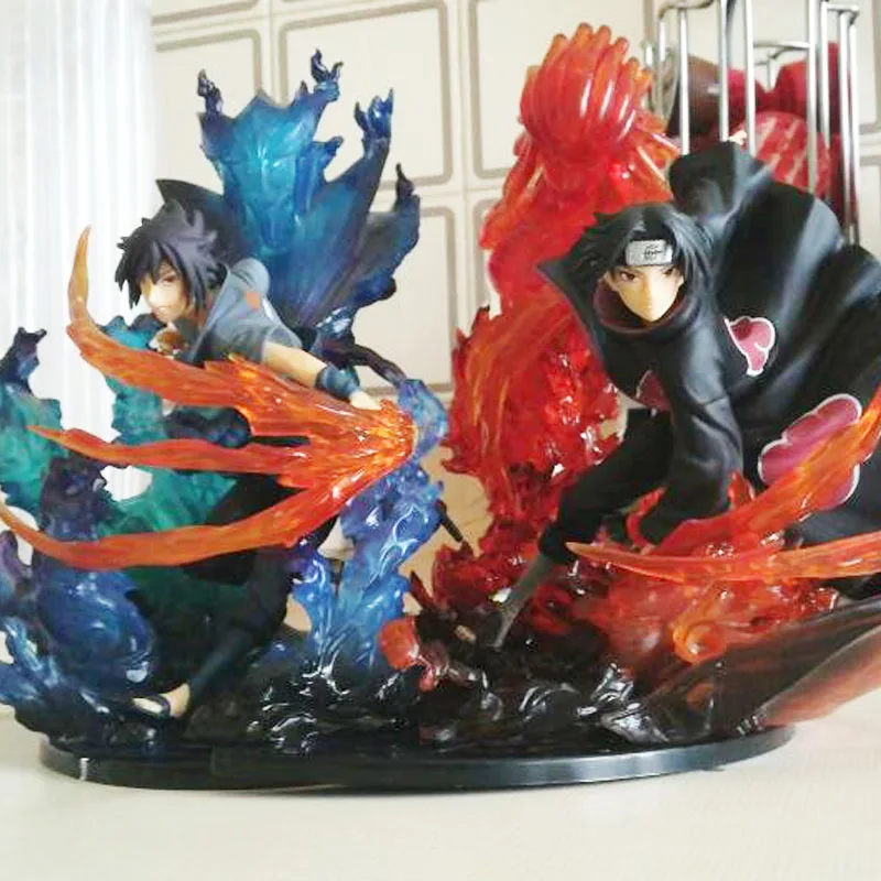 F zero Naruto Uchiha Itachi & Sasuke Японские Аниме Фигурки ПВХ Модель Коллекция игрушек 22