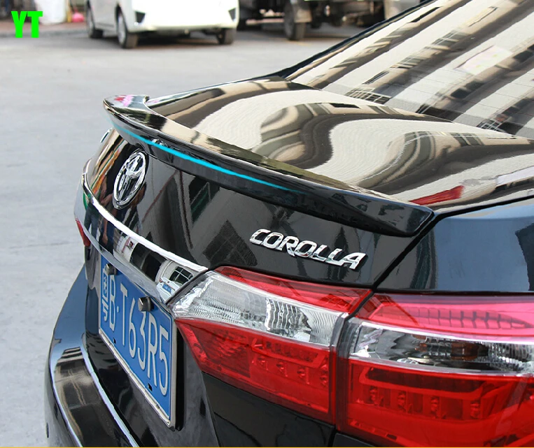 Авто крыла автомобиля задний спойлер для TOYOTA Corolla 2014 2015 YT 72124|rear spoiler|spoiler for toyotaroof
