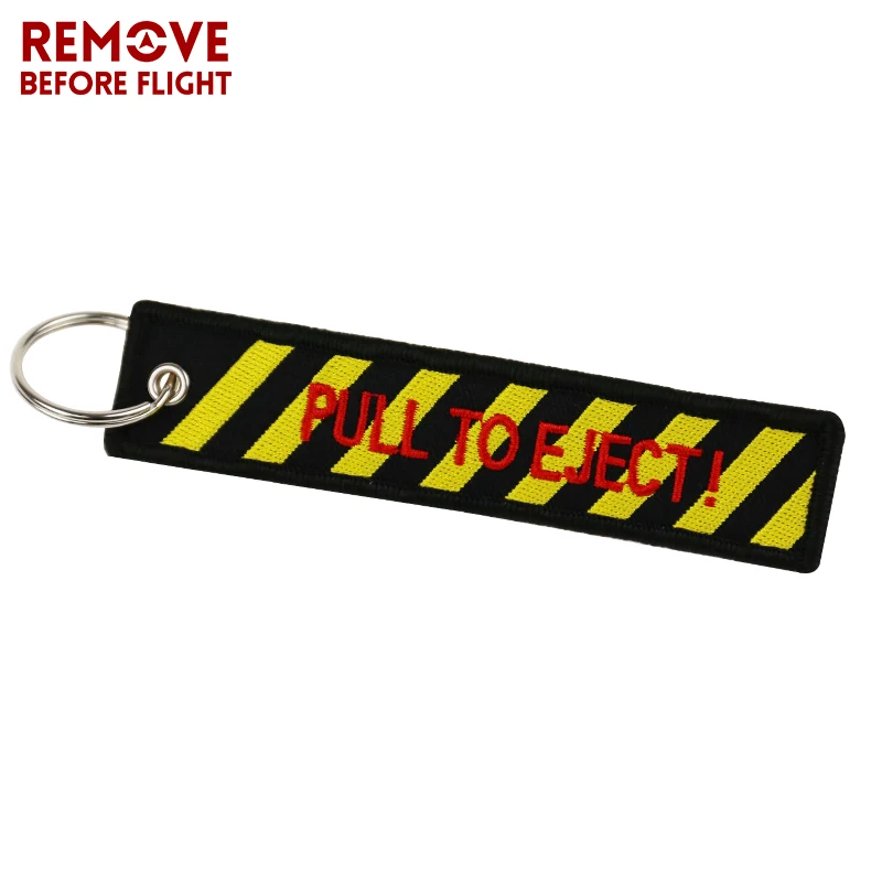 3 шт. брелки для ключей с вышивкой|pull to eject|car keyringremovable keychain |