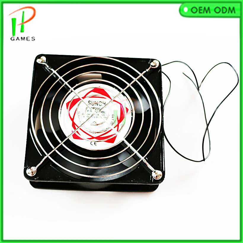 

12*12cm 220V Metal Made Cooling Fans-Cooling Fan with net for arcade game machine accessory jamma machine parts