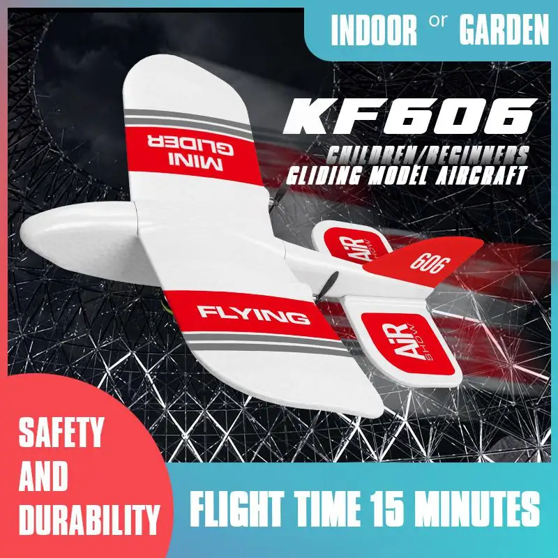 KF606 2 4 ГГц RC с летающим летящим самолетом из самолета EPP планер пеноматериала