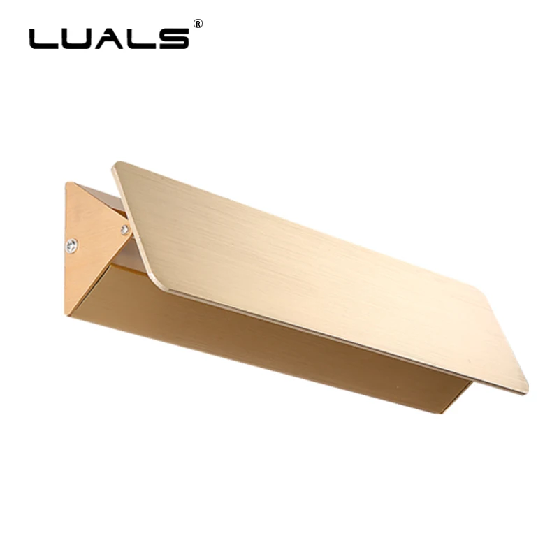 

Современная алюминиевая светодиодная настенная лампа, многоцветный Простой настенный светильник с регулируемой креативностью, настенная ...