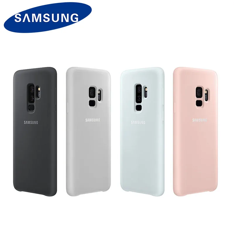 100% оригинальный samsung S9 Plus силиконовый чехол для Galaxy G960 G965 водонепроницаемый и