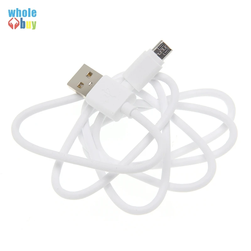 100 шт./лот высокая скорость 1 м черный белый Круглый прямой Тип C Micro 5pin 8pin USB кабель