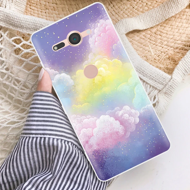 Для sony Xperia XZ2 компактный тонкий мягкий Силиконовый ТПУ Телефон Protector 5 0 &quotдля H8324
