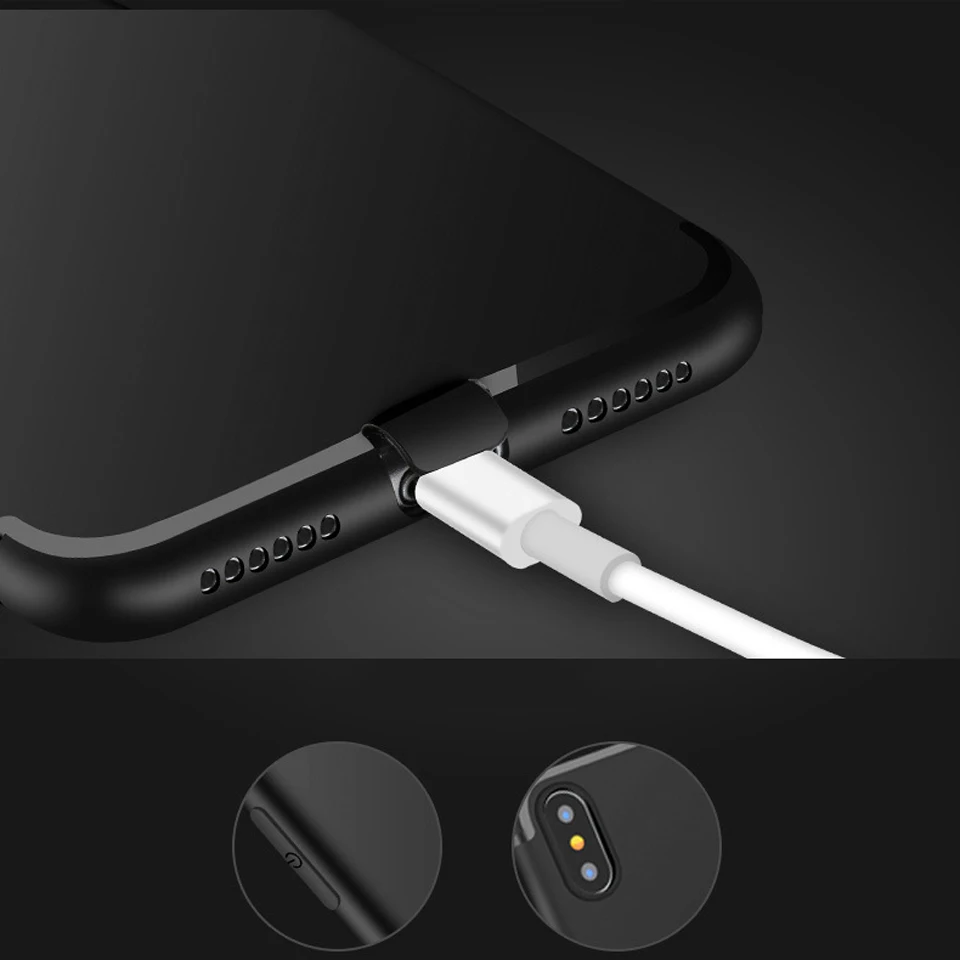 Матовый Силиконовый мягкий чехол для iPhone X XR XS макс 7 8 Plus SE 5 5S 6 6s TPU телефона samsung