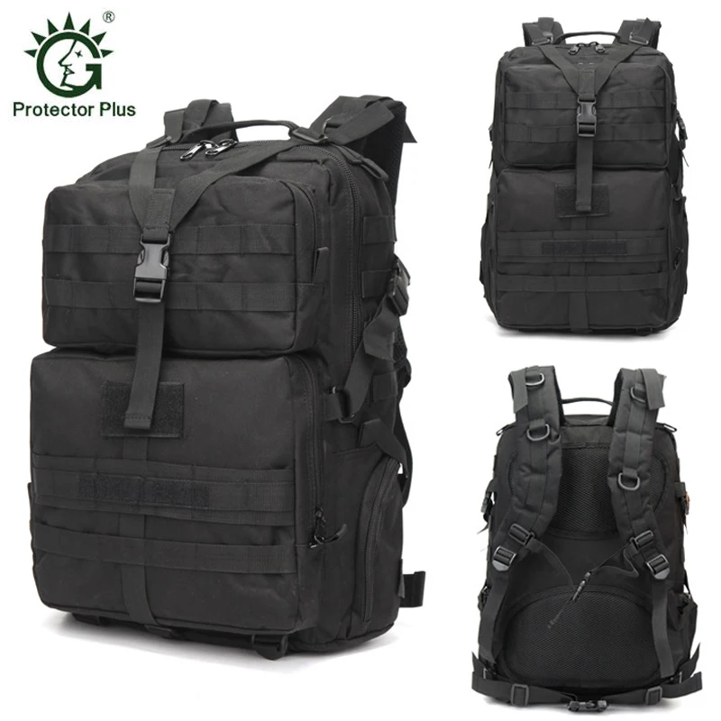 Koop Tactical Assault Rugzak Voor Mannen 45L Militaire 3 P EDC Molle Tas Rugzakken Rugzakken Voor Outdoor Wandelen Camping Trekking Jacht