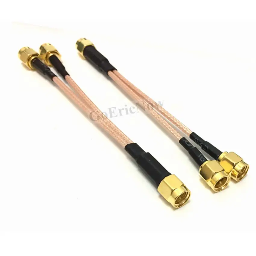 5 шт. RF коаксиальный RP SMA/ SMA штекер к Y 2x разъем сплиттер папа-папа суммирующий