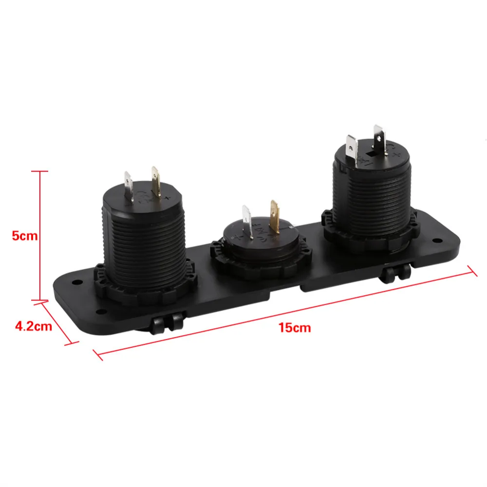 Водонепроницаемая Автомобильная лодка с 3 отверстиями двойное зарядное
