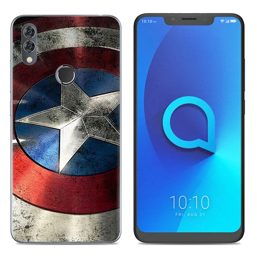 14 Мягкий чехол для телефона, силиконовый чехол для Alcatel 5V 6,2 дюймов, модный прозрачный чехол из ТПУ с красочным рисунком - Цвет: 14