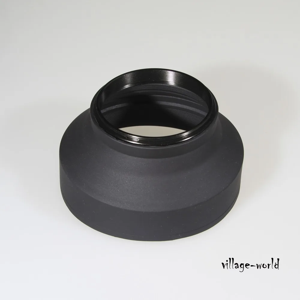 3 ступенчатая резиновая складная бленда для объектива Canon Nikon Sony Pentax Contax Olympus Samsung