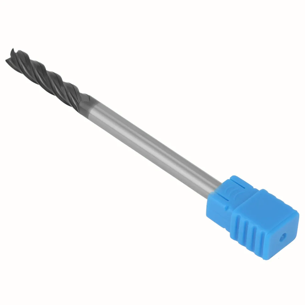 Фреза HRC45 из карбида вольфрама с 4 канавками диаметр 6 мм длина 100 1 шт. | Инструменты