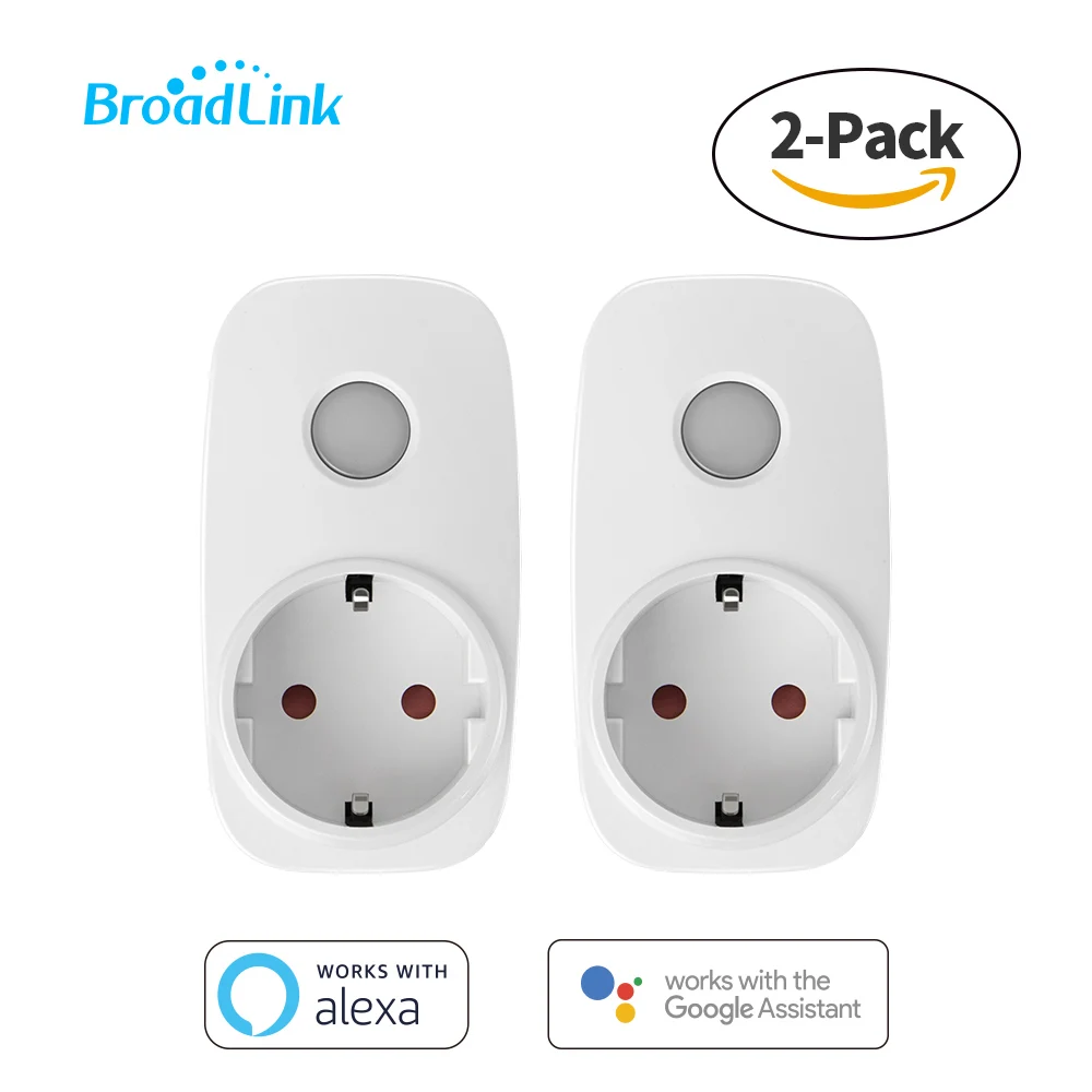 SP3-EU 2PCS Broadlink SP3 ЕС Wi-Fi розетка смарт-пульт дистанционного управления для смартфона умный дом - Цвет: SP3-EU 2PCS