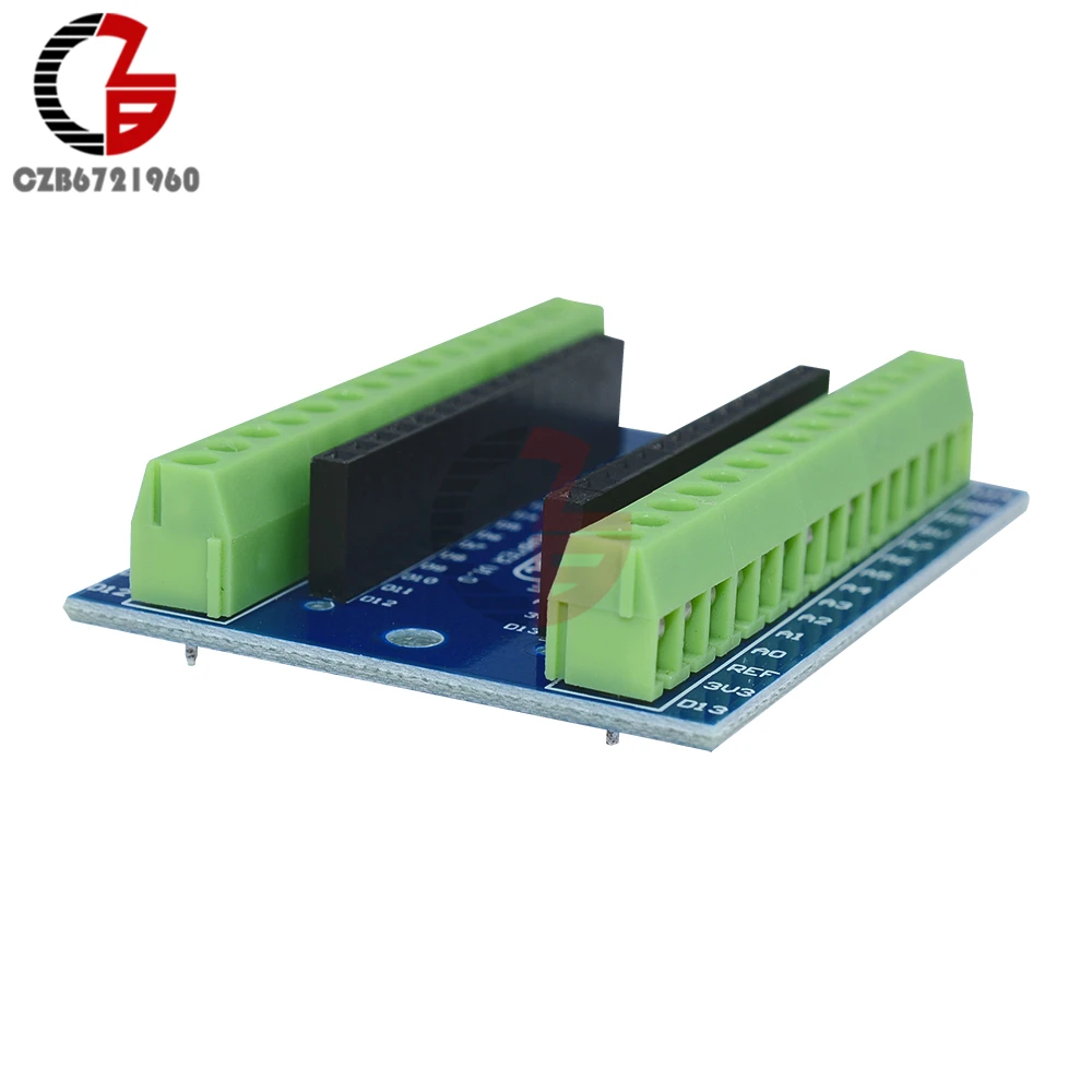 Стандартный клеммный адаптер плата адаптер питания Expasion щит модуль для Arduino Nano 3,0 V3.0 AVR Atmega328-AU DIY DC