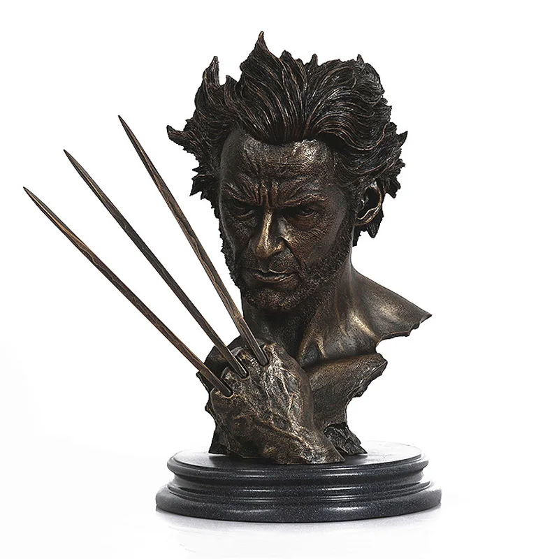 Крутая медная статуя из трех цветов декоративная модель бюста подарок на день