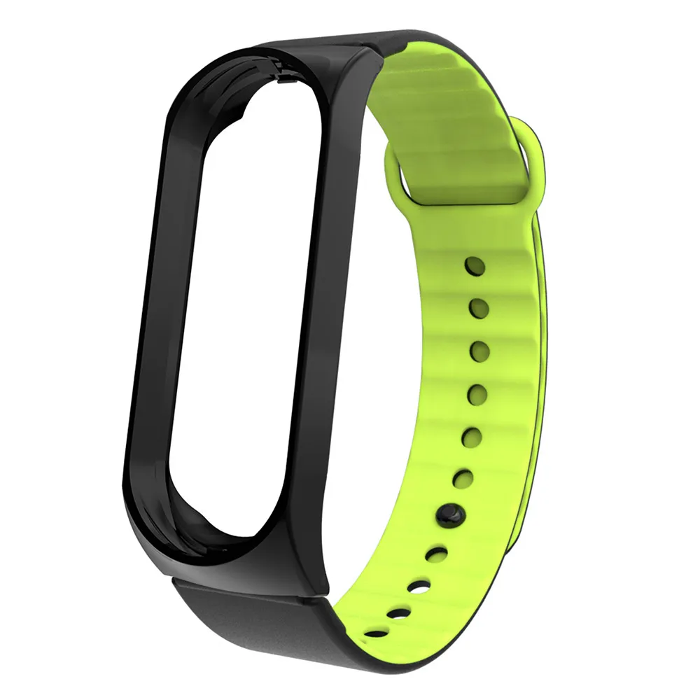 Ремешок на запястье + металлический чехол для Xiaomi Mi Band 3 2019 модные повседневные