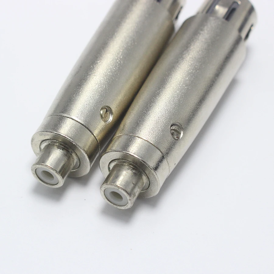 Металлический 3 контактный разъем EClyxun 1 шт. гнездовой XLR для RCA музыкального стола
