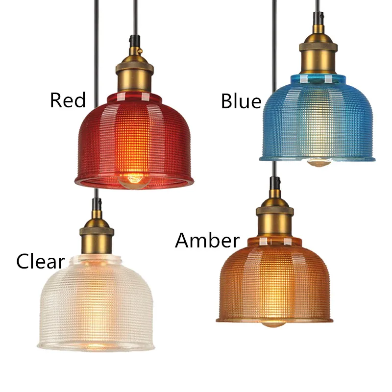 Glass Pendant Lights Kitchen Island Light Study Bar Modern Lighting Bedroom Home Ceiling Lamp Include Bulb | Освещение