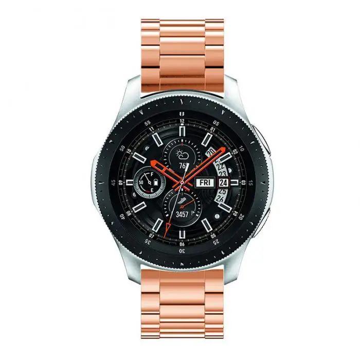 Браслет из нержавеющей стали, сменный ремешок, Аксессуары для samsung Galaxy Watch 46 мм, Новое поступление