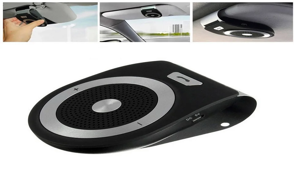 ANLUD Bluetooth автомобильный комплект солнцезащитный козырек клип Громкая связь беспроводной Bluetooth стерео Громкая связь MP3 музыкальный плеер с универсальным держателем