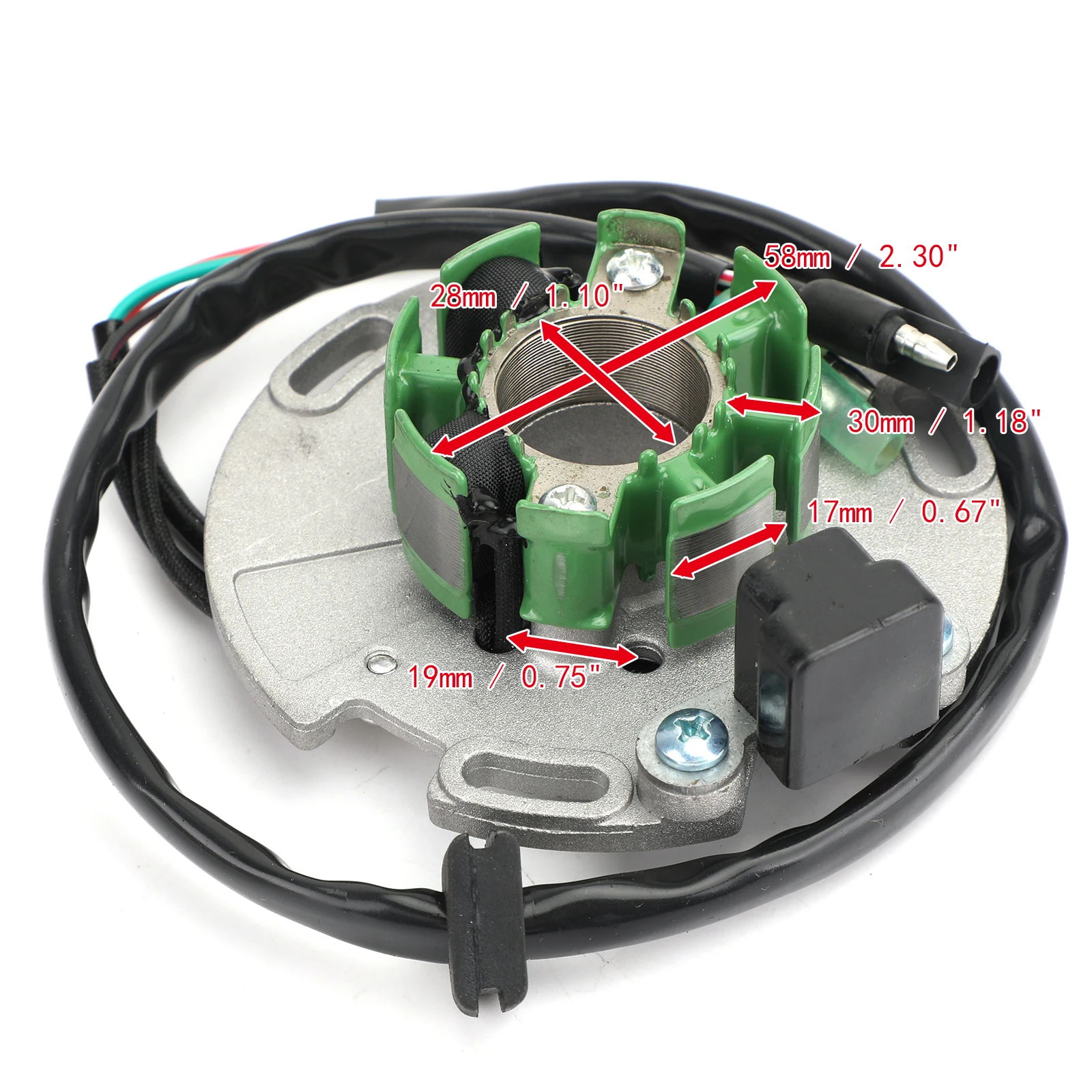 Areyourshop для Suzuki RM125 1989-1995 RM250 1994-1995 32101-27C00 32101-27C01 32101-27C10 Магнето генератор двигателя статора катушки