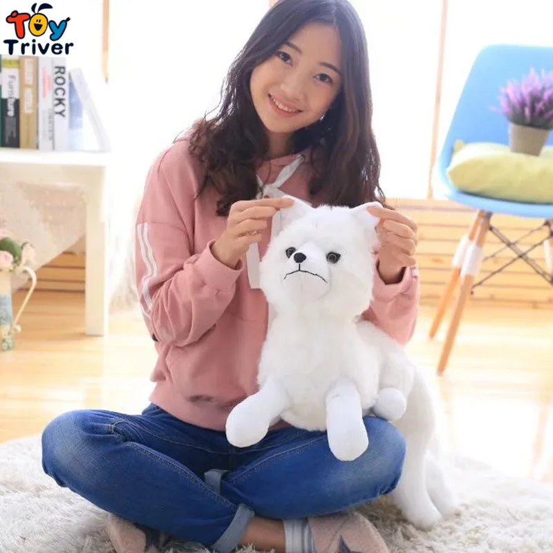 Белая керамическая Ванна девять хвосты плюшевая игрушка Лиса Мягкие