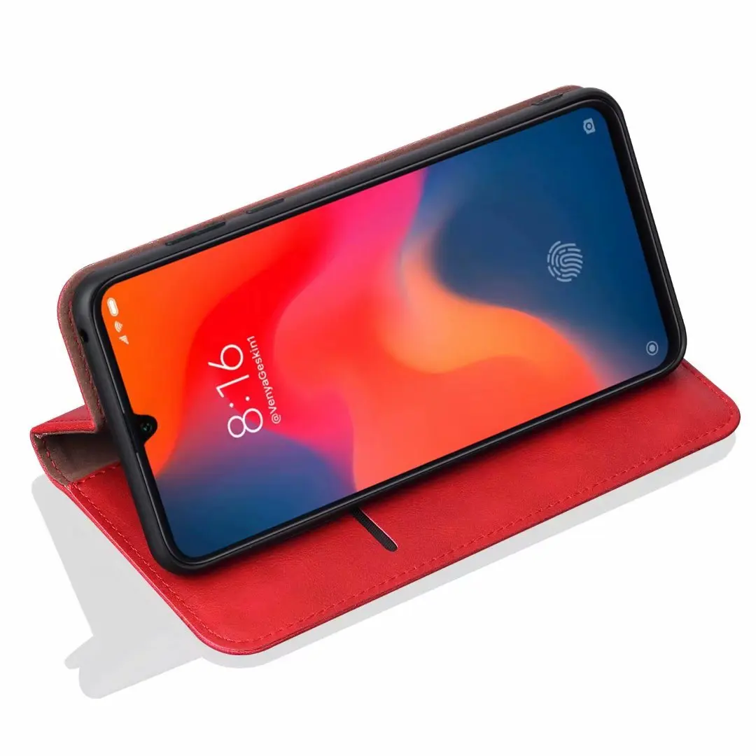Винтажный кожаный флип-чехол для Xiaomi Mi 9 9T 9tpro чехол-кошелек роскошный Магнитный чехол-книжка с подставкой для карт Повседневный чехол для телефона