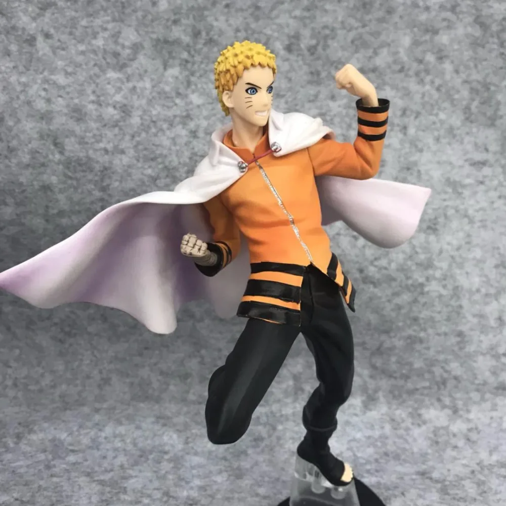 Аниме 25 см Boruto Naruto Next Generations Uzumaki Figure Seventh Hokage Ver. ПВХ Фигурки Коллекционная модель