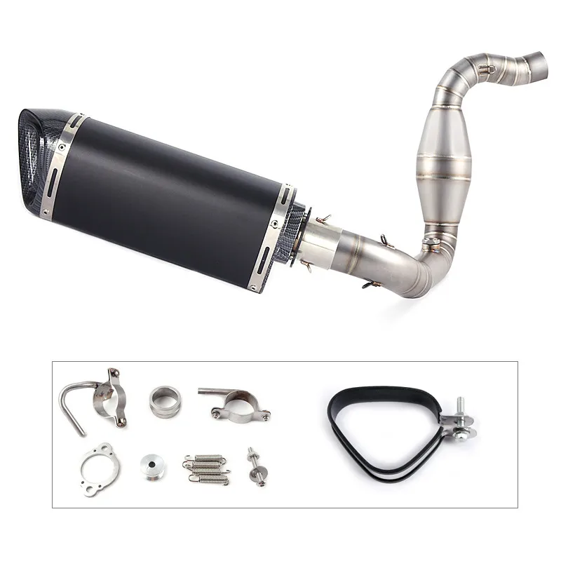 Motorcycle Full System Exhaust Muffler Escape Slip On for bmw G310R G310GS G 310R 310GS Middle Contact Pipe With DB-KILLER | Автомобили и