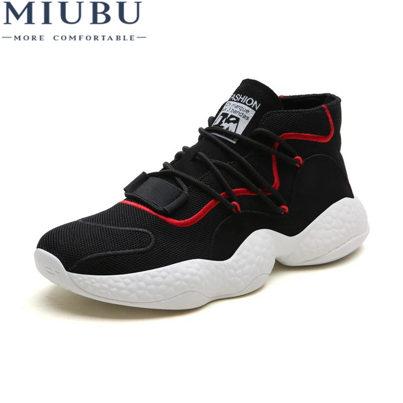 

MIUBU Men Sneakers Shoes Mesh Tennis Men Casual Shoes Fashion Espadrilles Men Breathable Slip High Quality