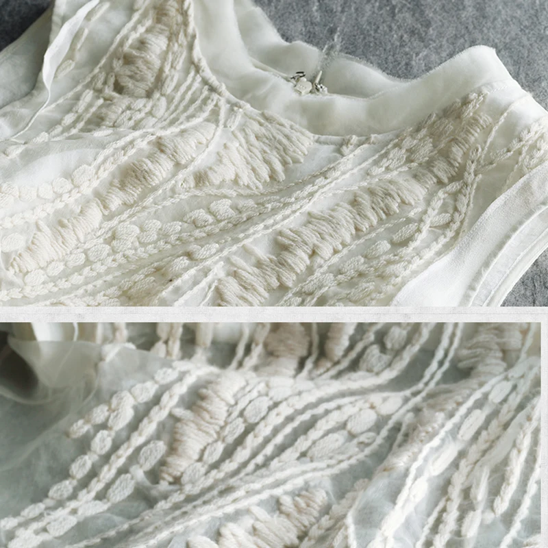 Женское платье летнее без рукавов с принтом длинное хлопковое большого размера