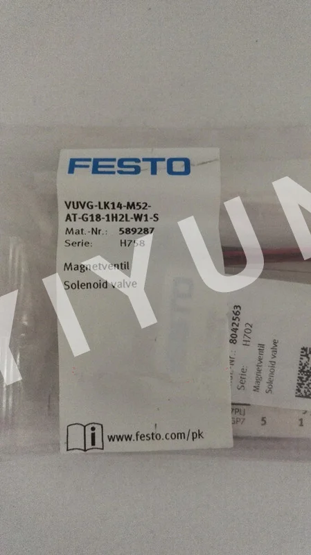 VUVG-L10-M52-MT-M5-1P3 574351 VUVG-L18-M52-MT-G14-1P3 574429 VUVG-LK14-M52-AT-G18-1H2L-W1-S 589287 электромагнитный клапан festo