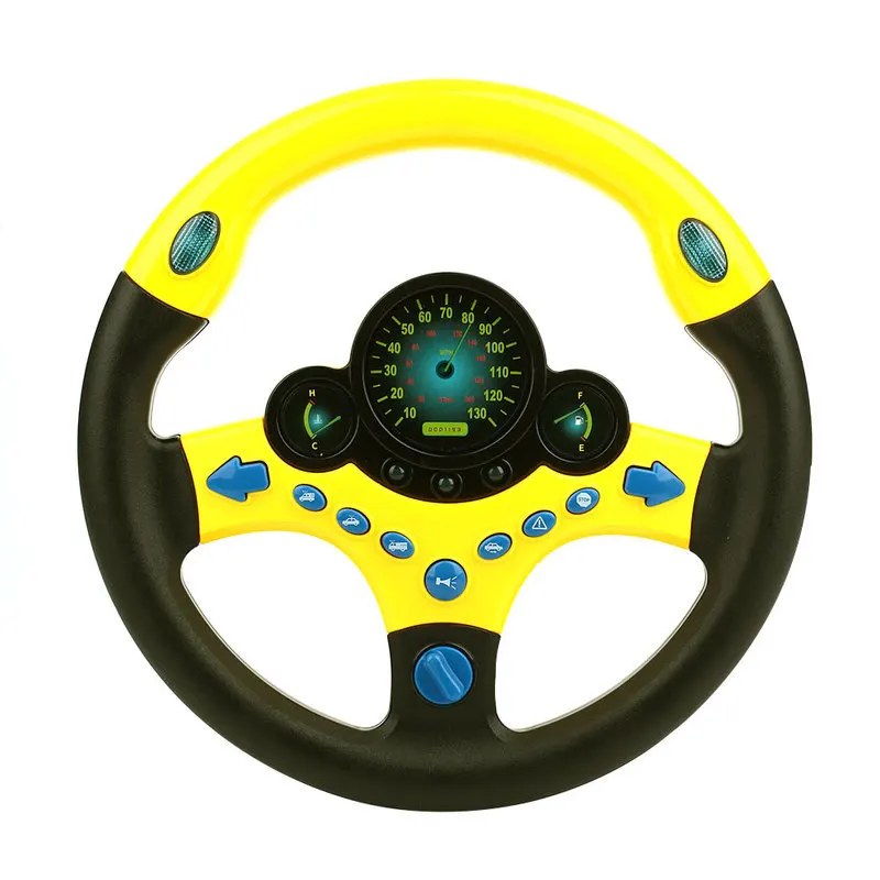 Светодиодный руль электрический свет музыкальная игрушка раннее образование