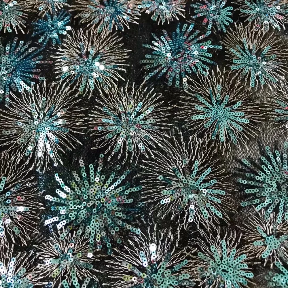 Новый французский нигерийский тюль с блестками африканский сетка кружевная