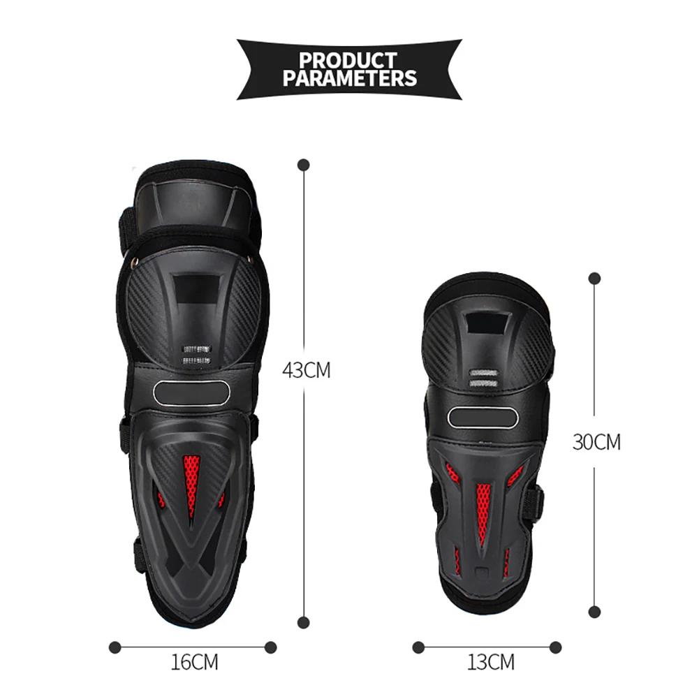 

4pcs/set Motorcycle Racing Scooter Kneepad Elbow Pads Skate Skiing Protective Gear Protector Sports Guards High Quality