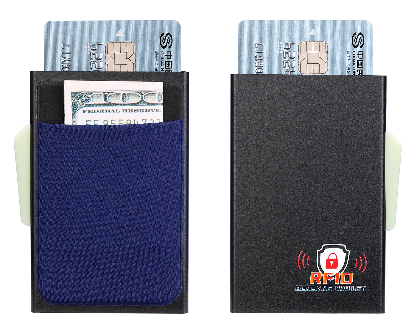 BISI GORO RFID бизнес горячий держатель для кредитных карт многофункциональный автоматический алюминиевый чехол для карт мужской кошелек для монет тонкий кошелек
