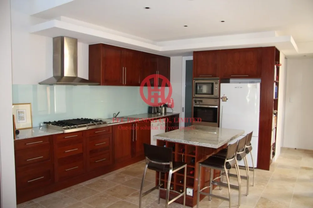 

modern elegant solid wood kitchen cabinet with excellent design and quality shipping by sea