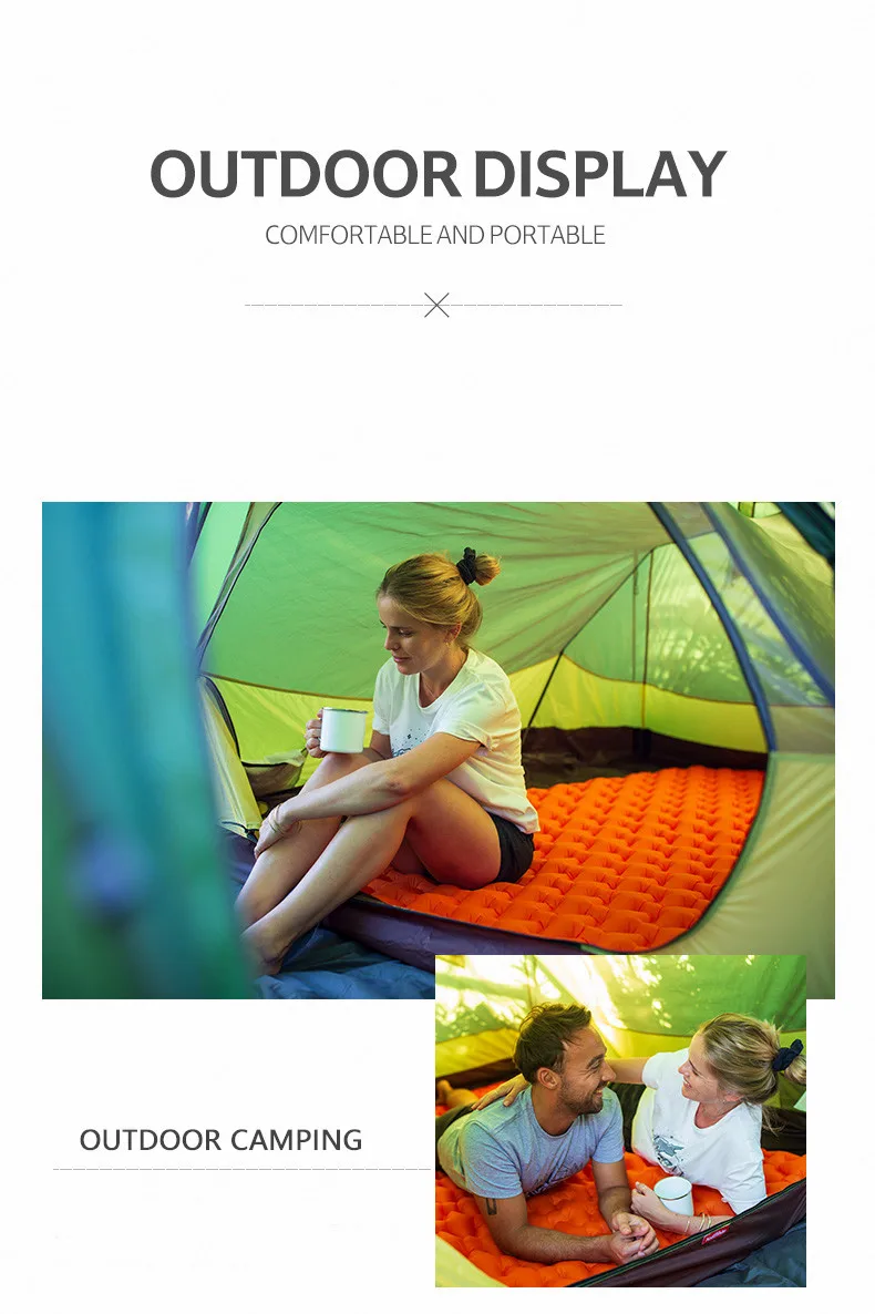 Naturehike походный коврик открытый надувной матрас Сверхлегкий надувная кровать портативный тент спальный коврик для лагеря влагостойкий коврик
