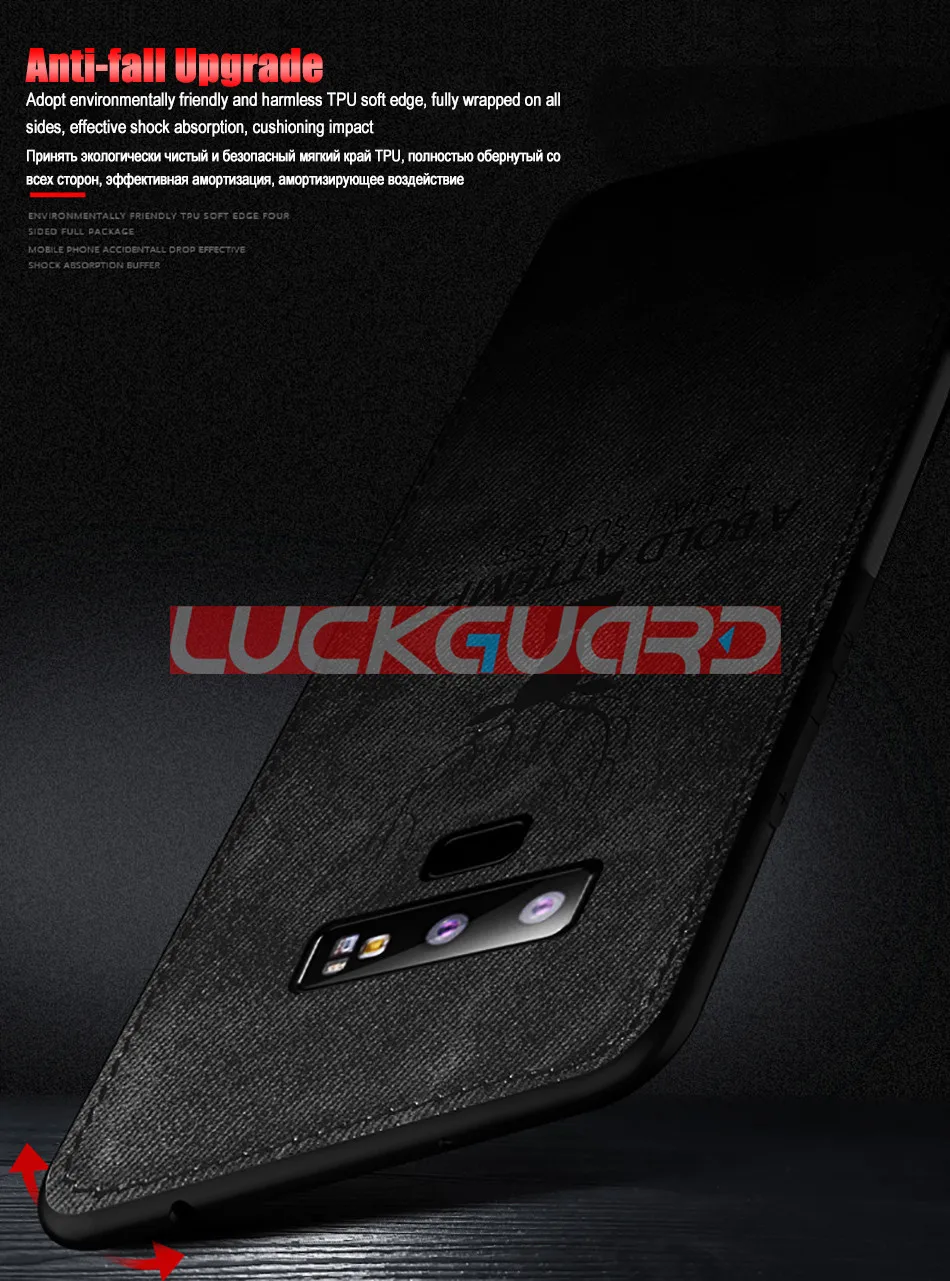 Ткань олень ткань роскошный чехол для samsung Galaxy S8 S9 S10 плюс S10e A50 A30 A720 A750 A8 Note 8 9 M50 M20 термополиуретановая накладка на заднюю панель